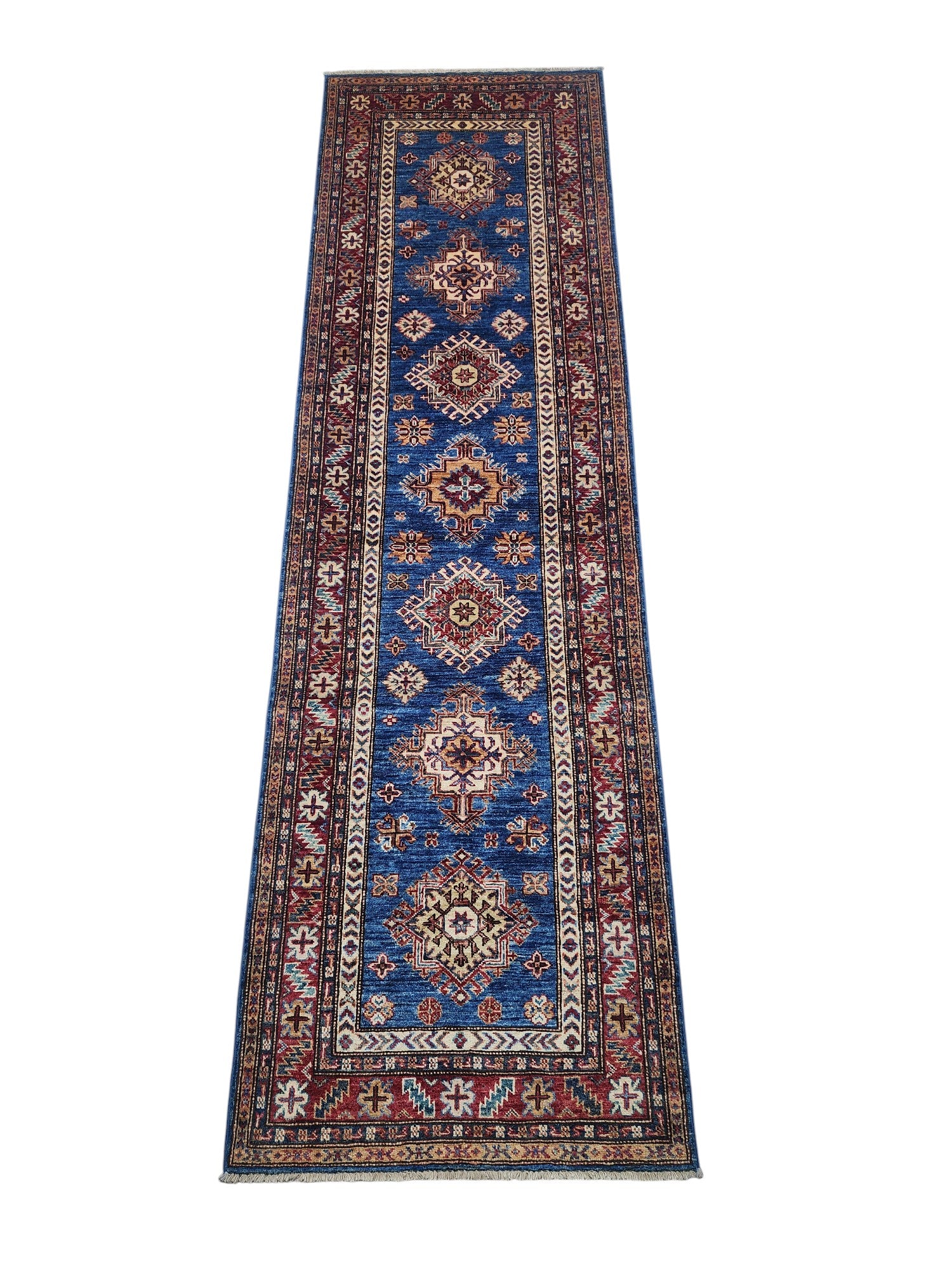 Hand-Knotted Afghani Chobi Gabbeh Wool Rug – 3’3″ x 4’11″