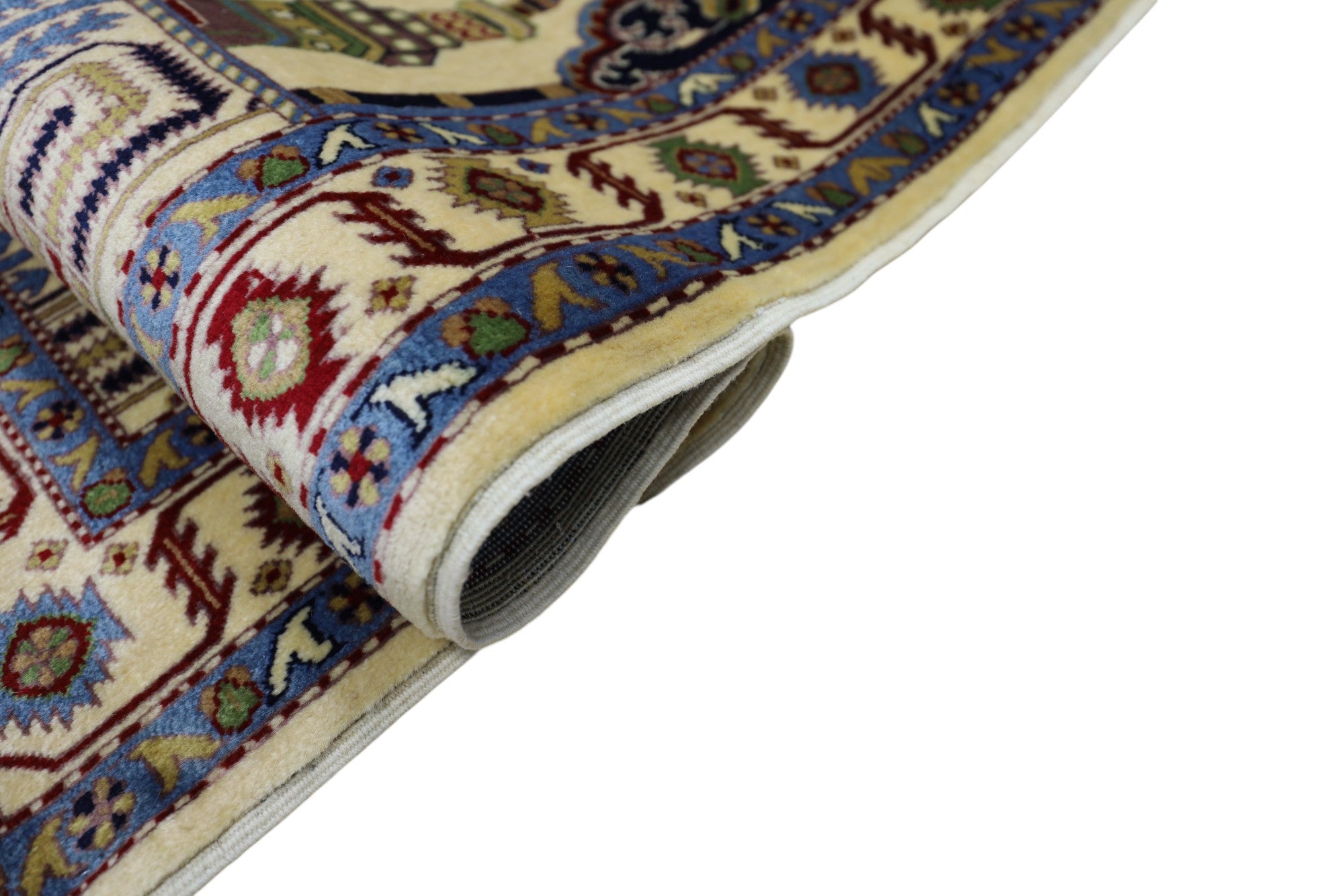 Hand-Knotted Afghani Wool Prayer Rug – 3’0″ x 4’4″