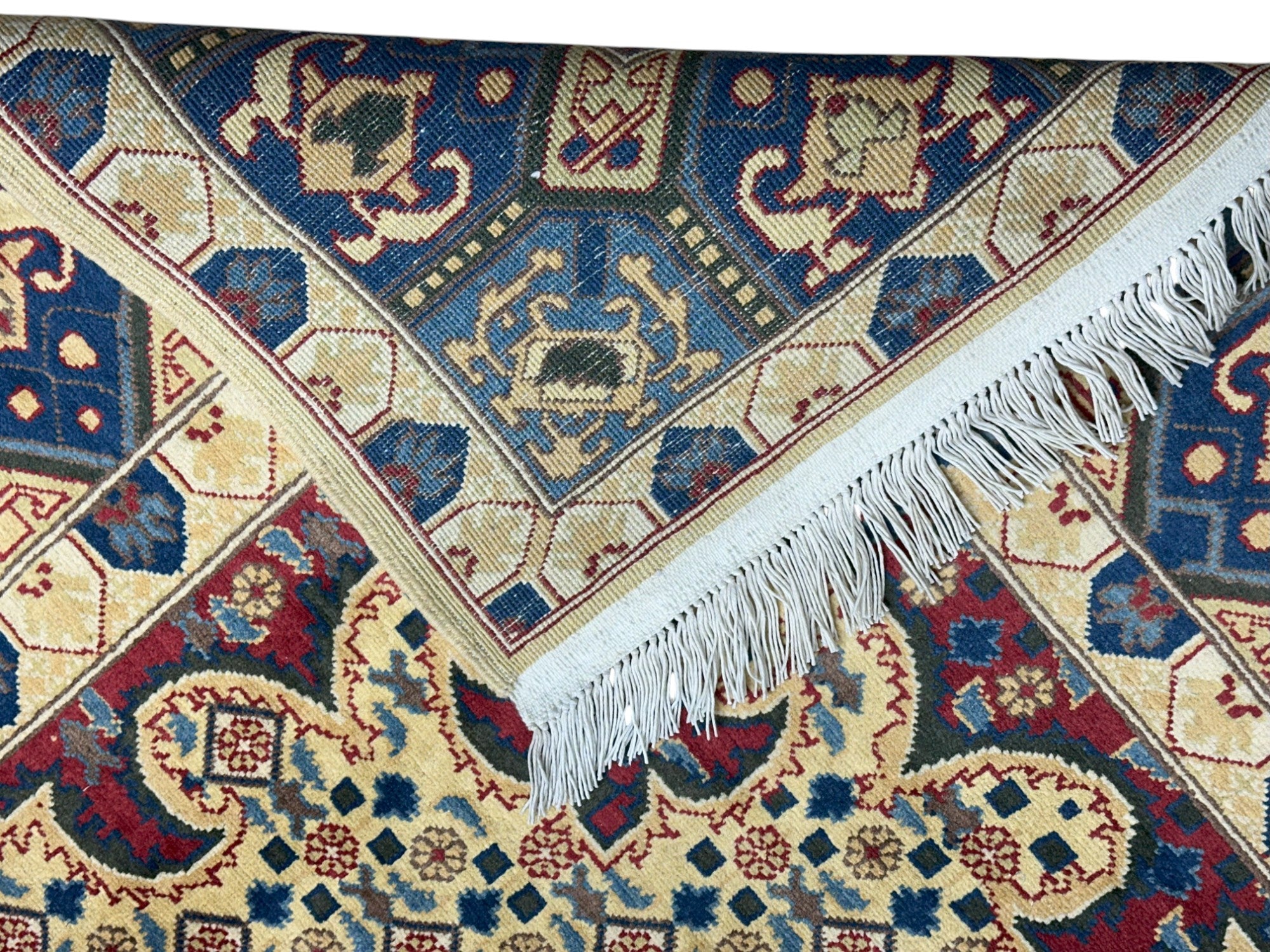 Hand-Knotted Afghani Parak Wool Rug – 6’8″ x 9’11″