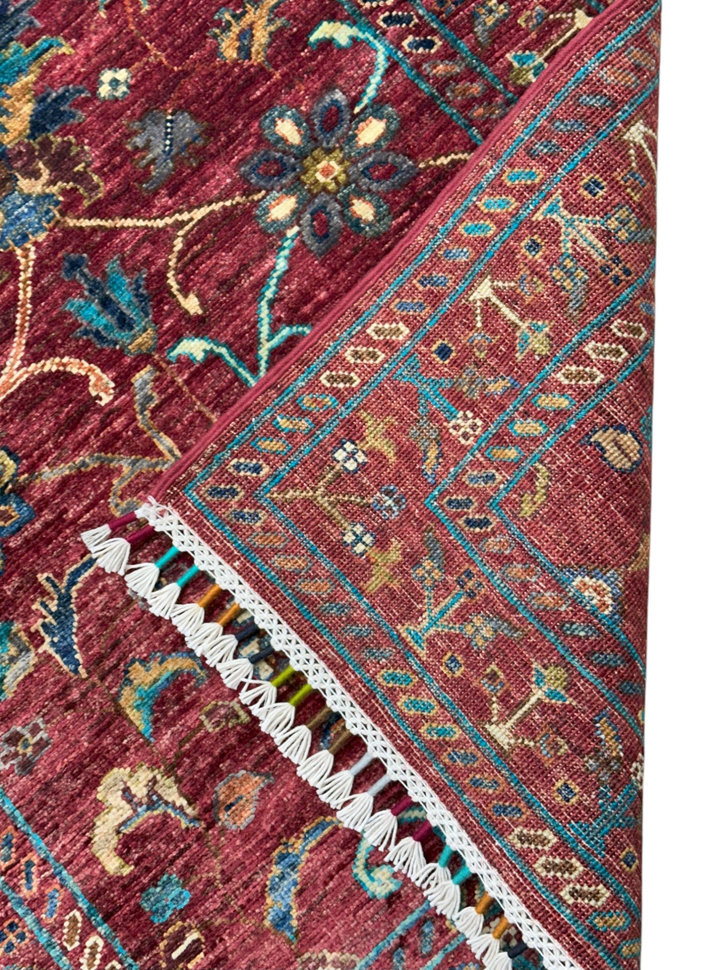 Hand-Knotted Afghani Chobi Sultani Wool Rug – 2’8″ x 7’6″