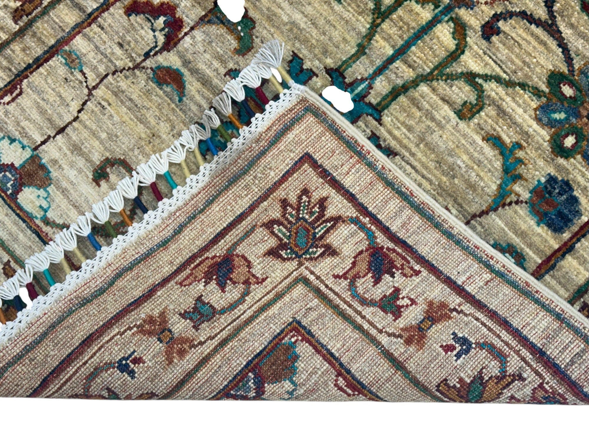 Hand-Knotted Afghani Chobi Sultani Wool Rug – 2’9″ x 9’5″