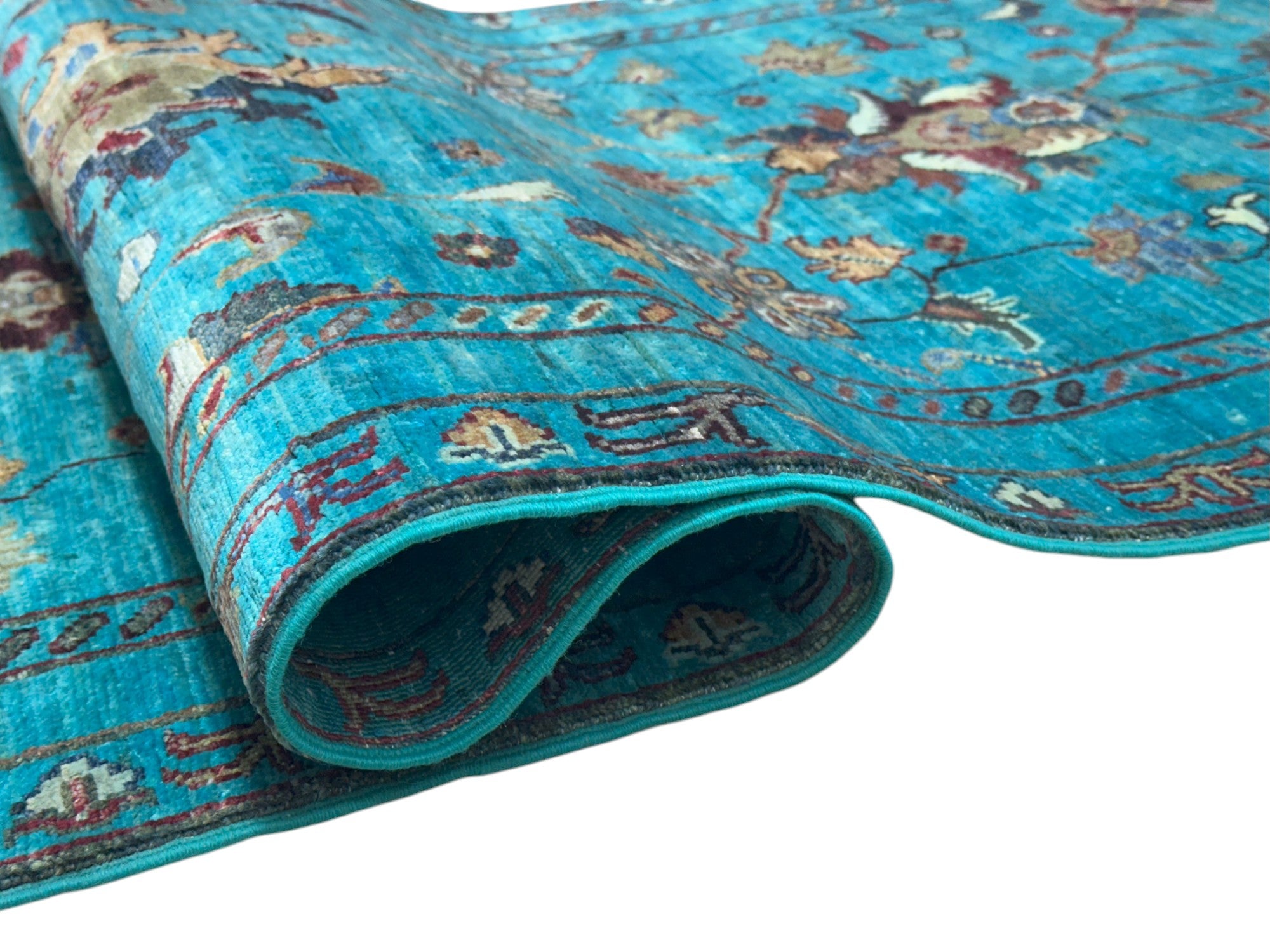 Hand-Knotted Afghani Chobi Sultani Wool Rug – 2’8″ x 8’6″