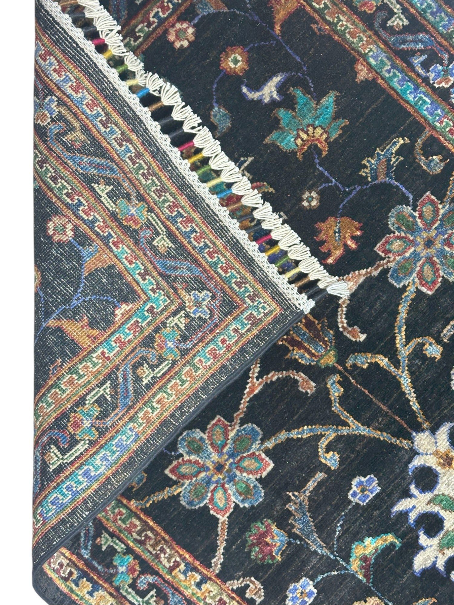 Hand-Knotted Afghani Chobi Sultani Wool Rug – 2’8″ x 10’1″