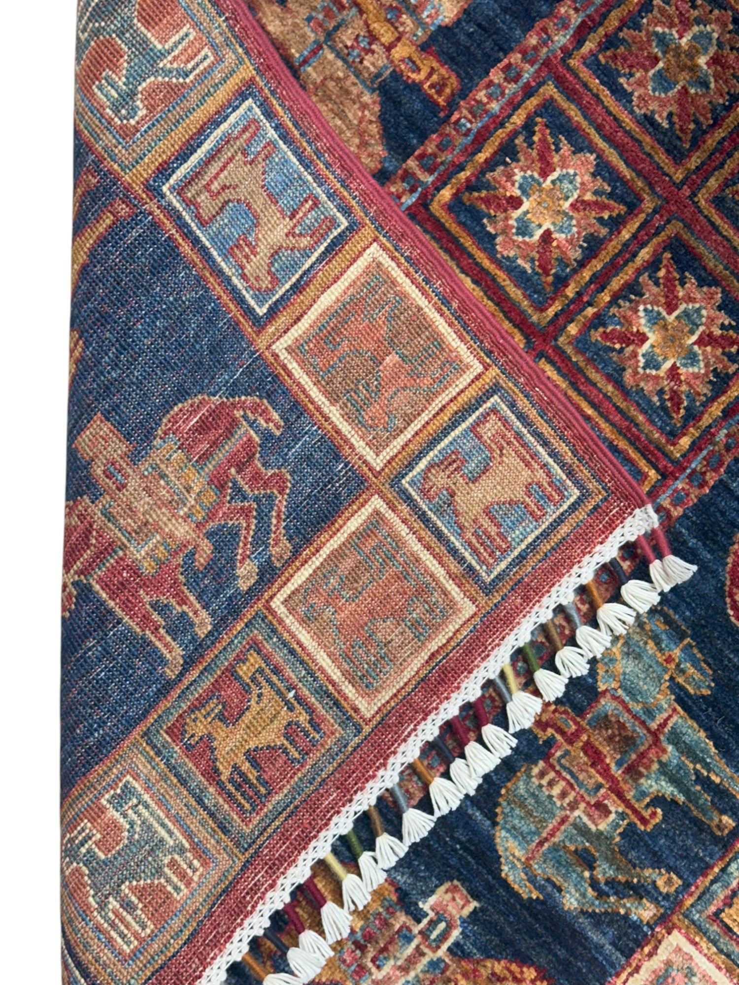 Hand-Knotted Afghani Chobi Sultani Wool Rug – 2’9″ x 9’9″