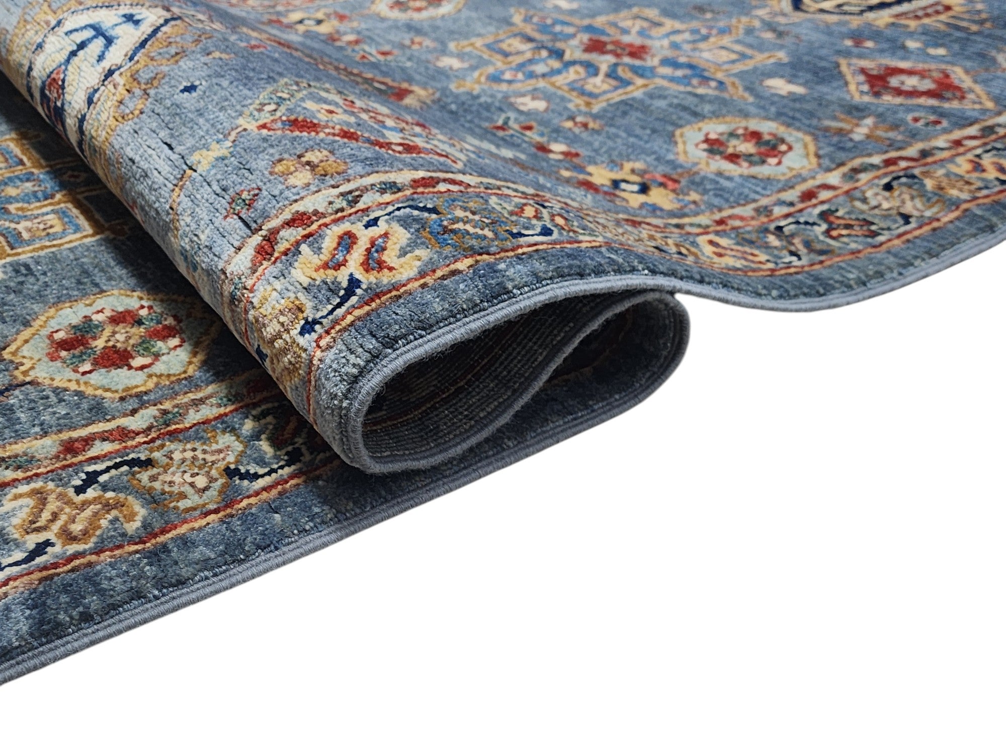 Hand-Knotted Afghani Chobi Sultani Wool Rug – 3’3″  x  4’11″