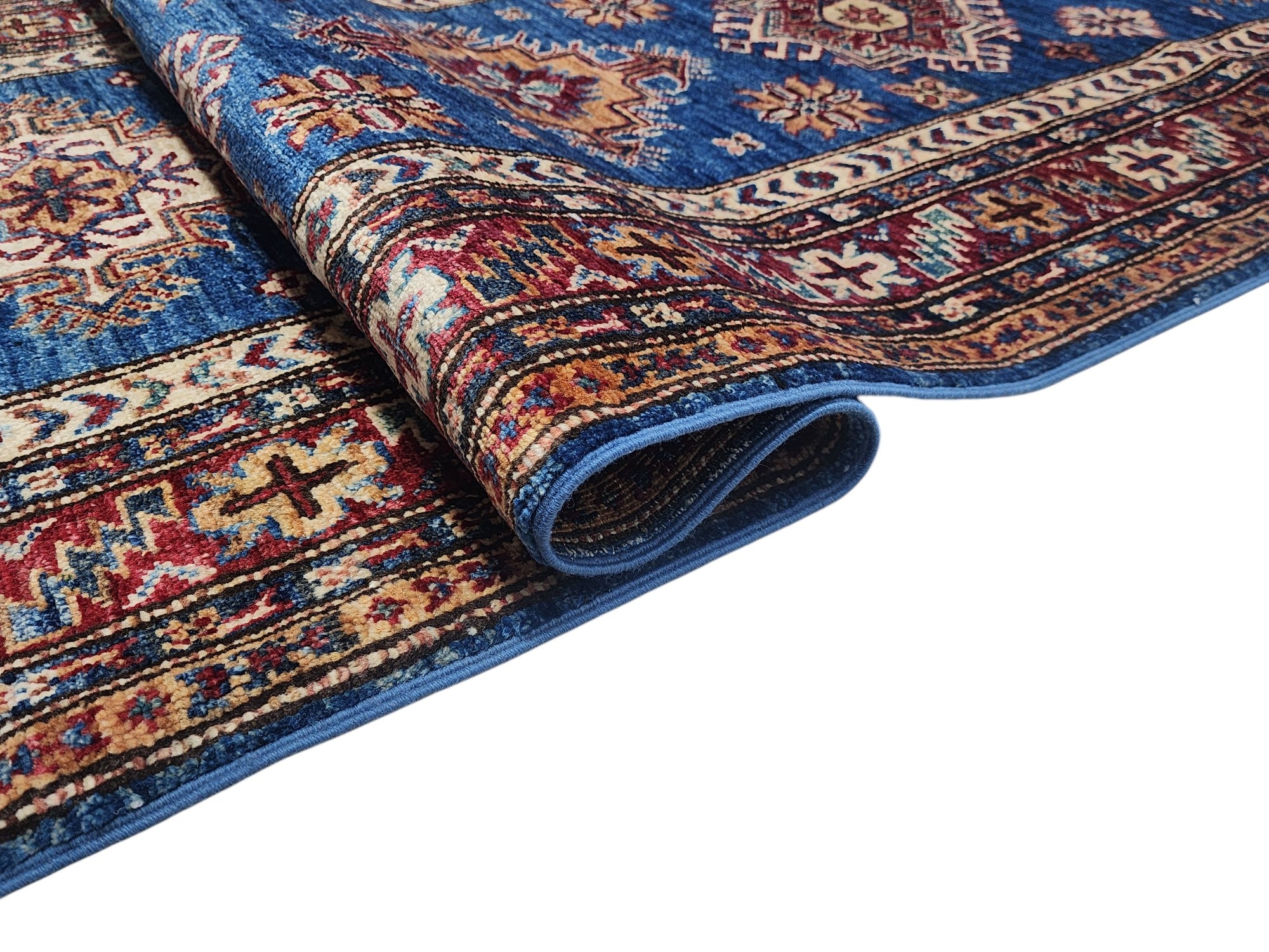 Hand-Knotted Afghani Chobi Gabbeh Wool Rug – 3’3″  x  4’11″