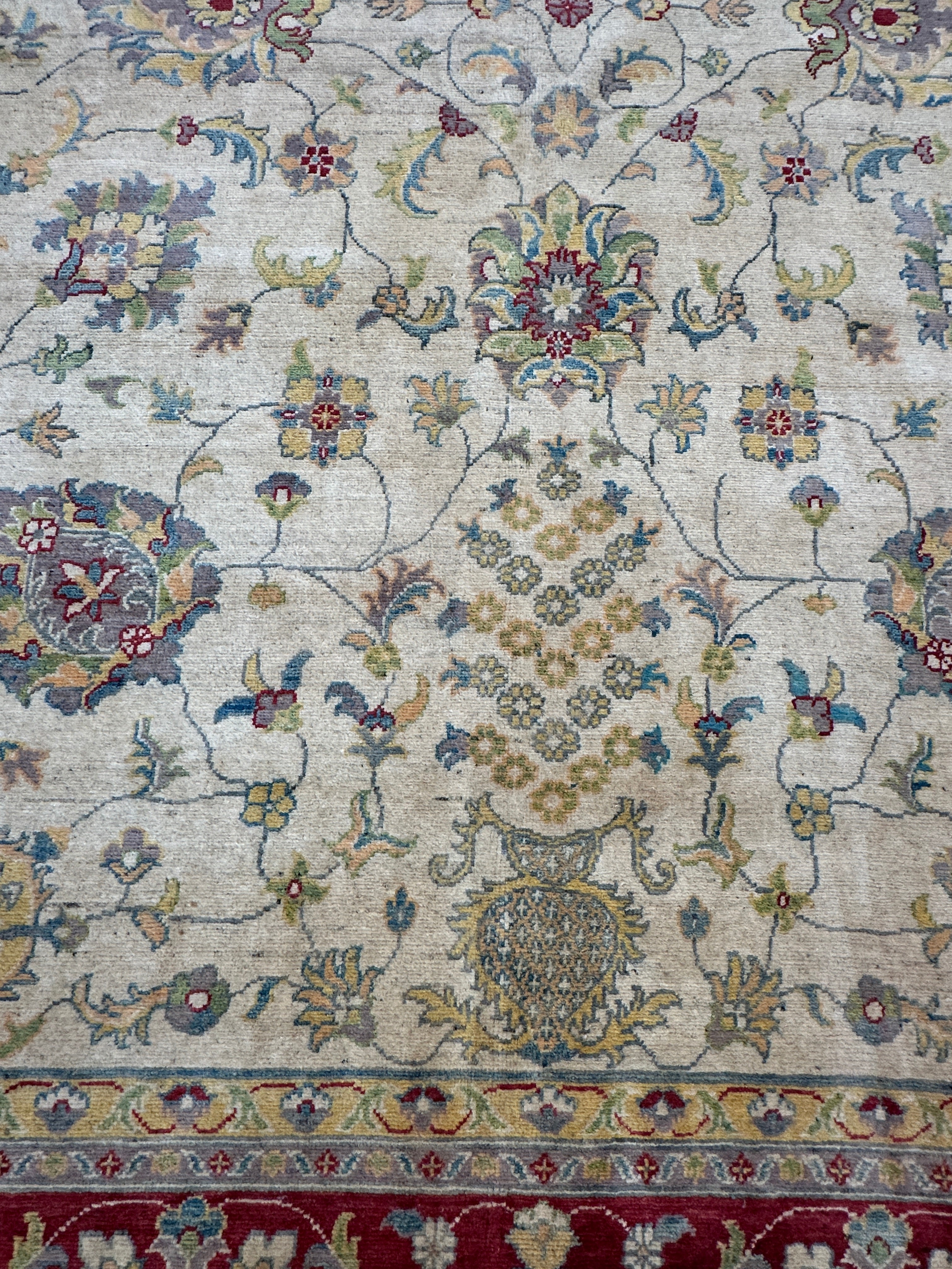 Hand-Knotted Afghani Kazak Sultani Wool Rug – 8’3″  x  11’7″