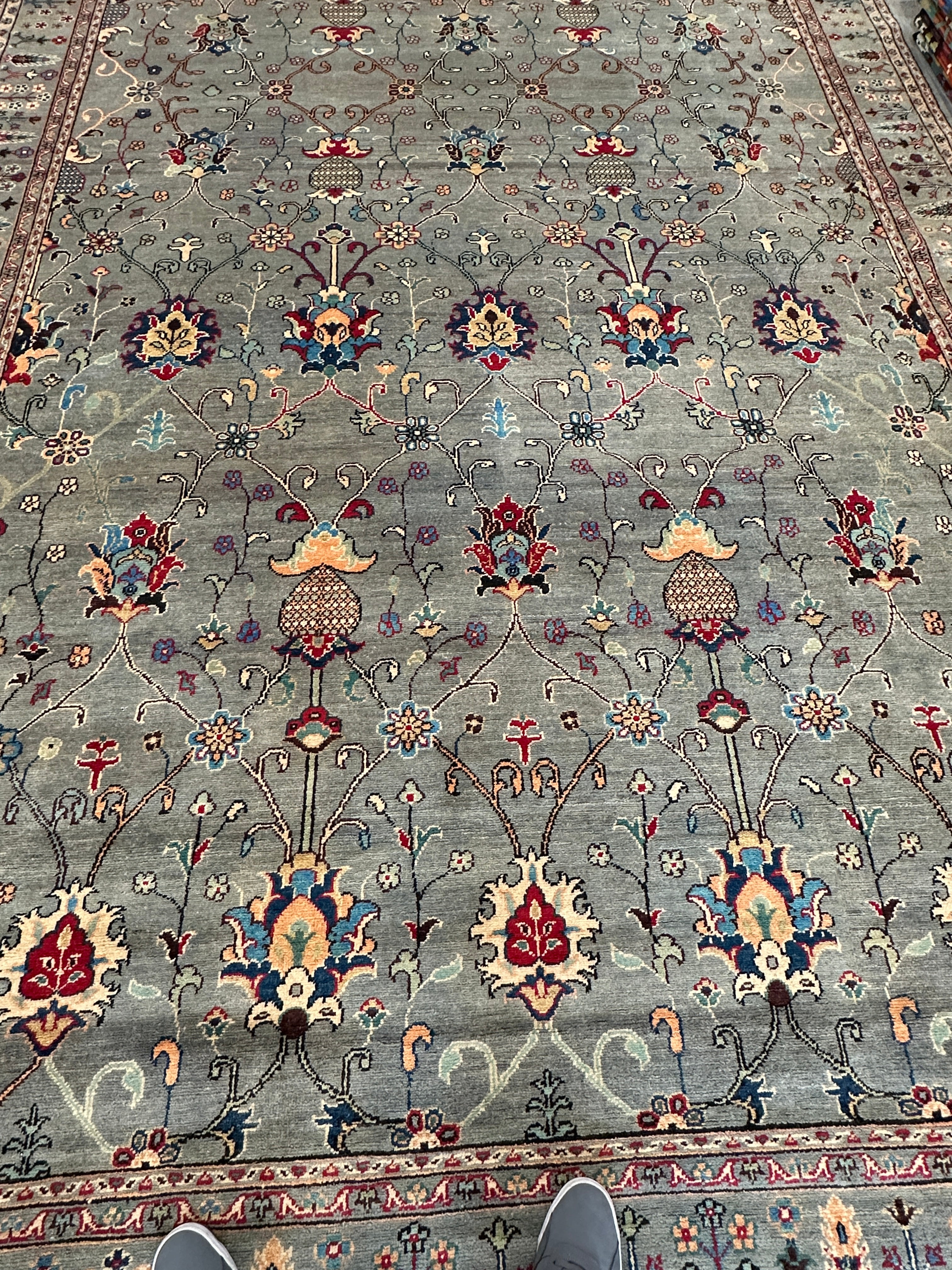Hand-Knotted Afghani Kazak Sultani Wool Rug – 9’ x 12’
