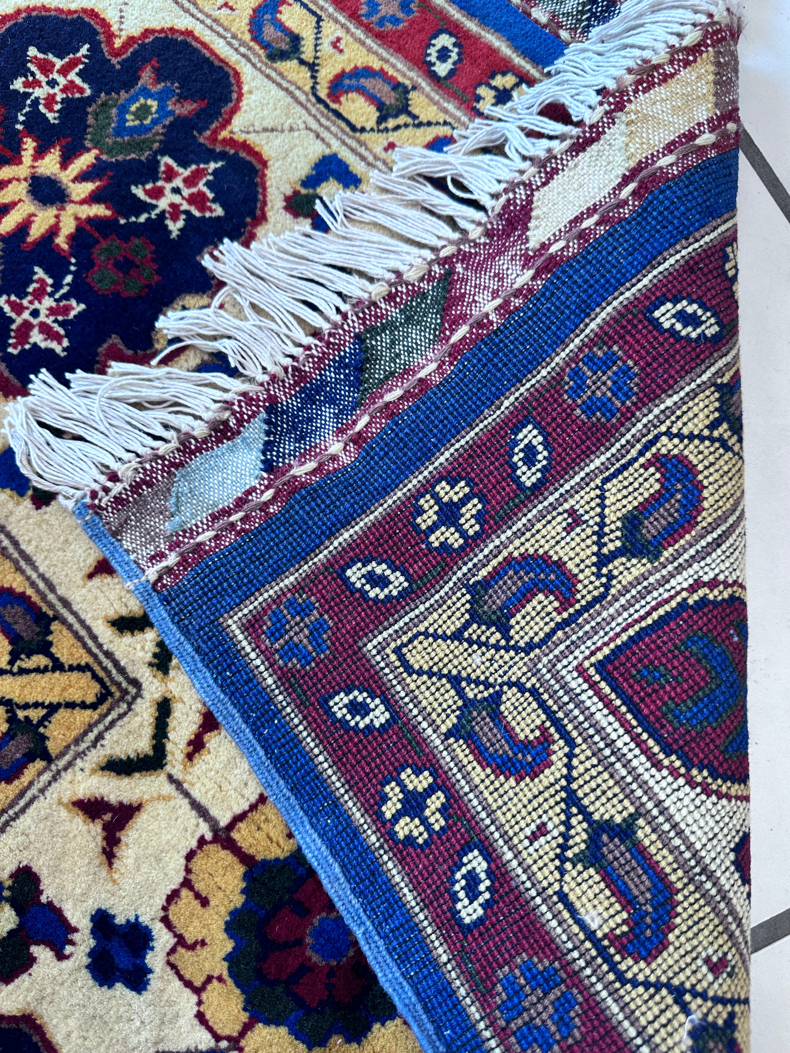 Hand-Knotted Afghani Mamluk Wool Rug – 10 x 14