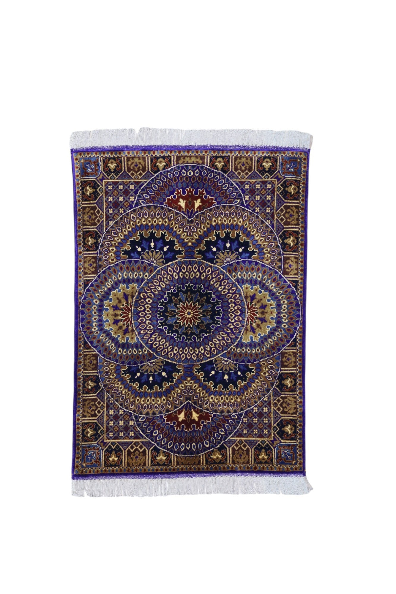 Hand-Knotted Afghani Parak Wool Rug – 2’9″  x  3’11″