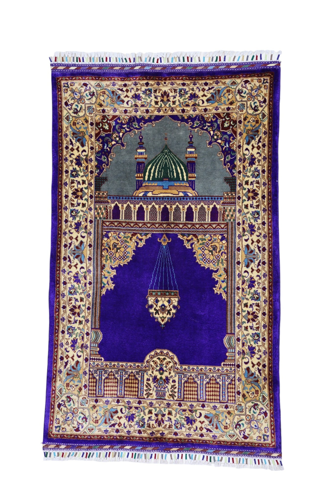 Hand-Knotted Afghani Wool Prayer Rug – 2’9″  x  4’4″