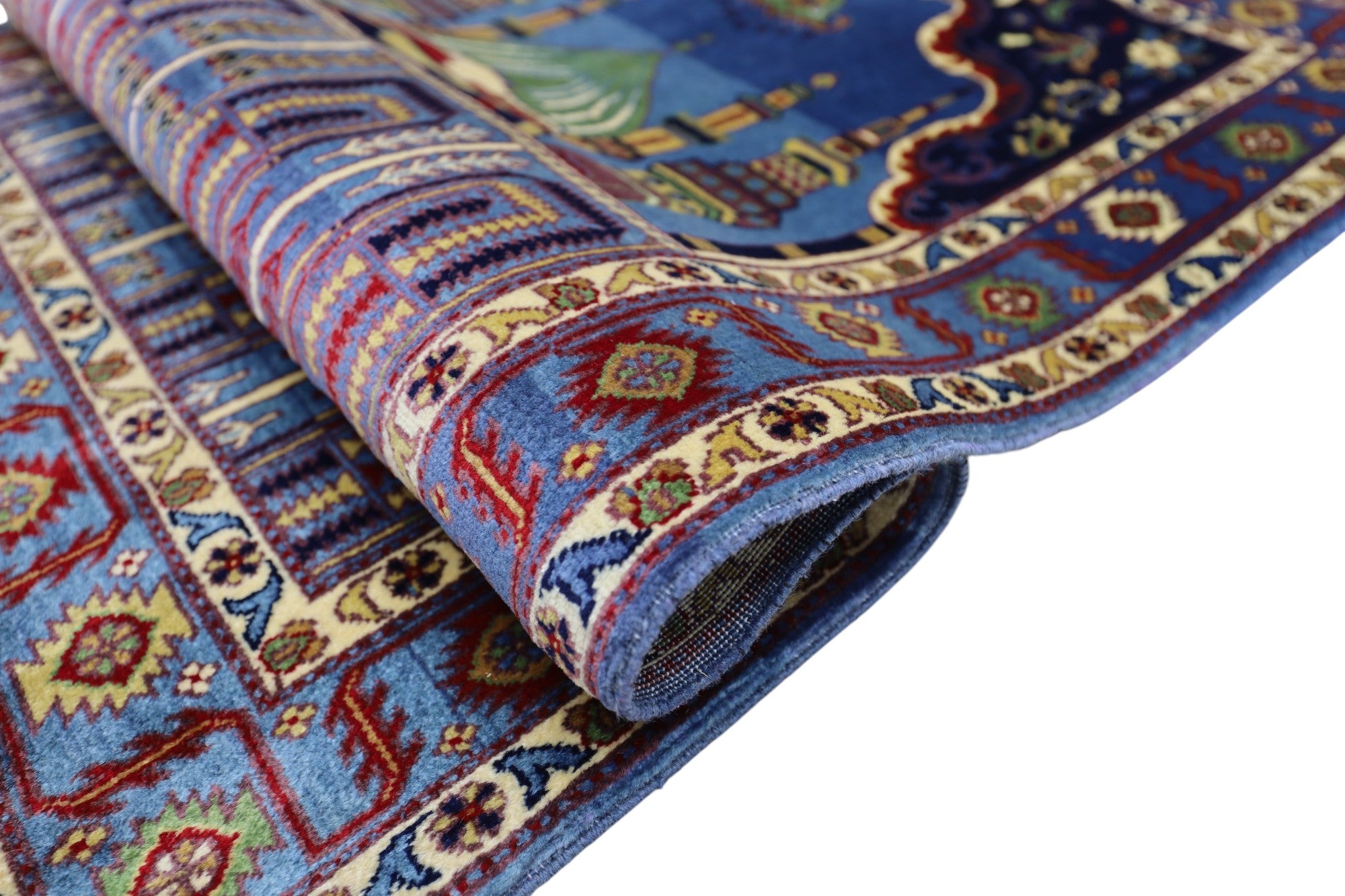 Hand-Knotted Afghani Wool Prayer Rug – 2’7″  x  4’4″