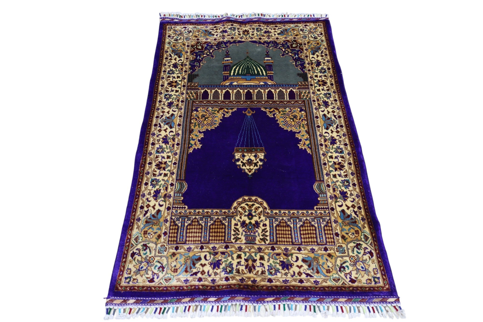 Hand-Knotted Afghani Wool Prayer Rug – 2’9″  x  4’4″