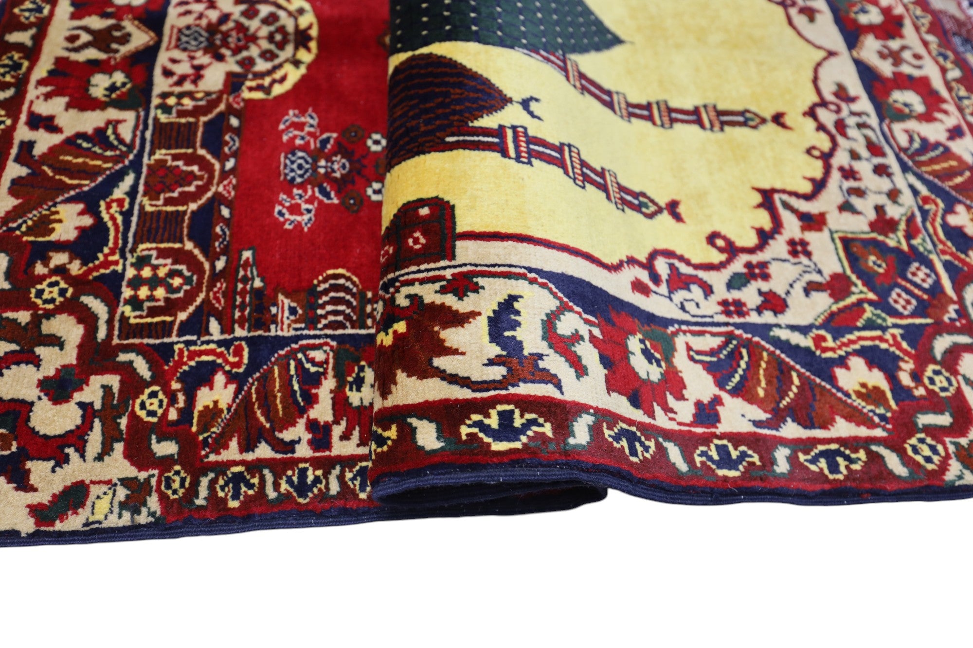 Hand-Knotted Afghani Wool Prayer Rug – 2’8″  x  3’11″