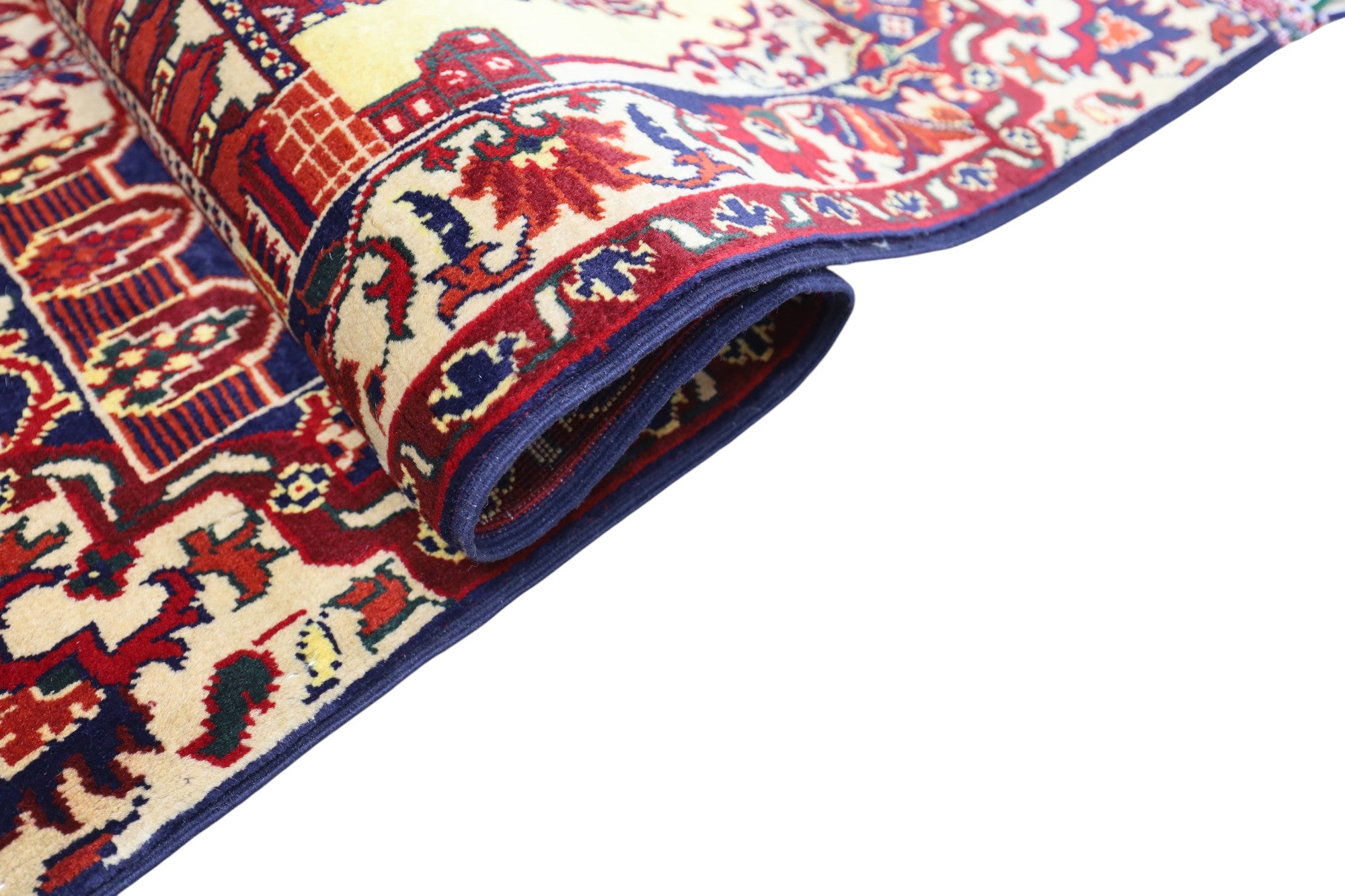 Hand-Knotted Afghani Wool Prayer Rug – 2’8″  x  4’0″