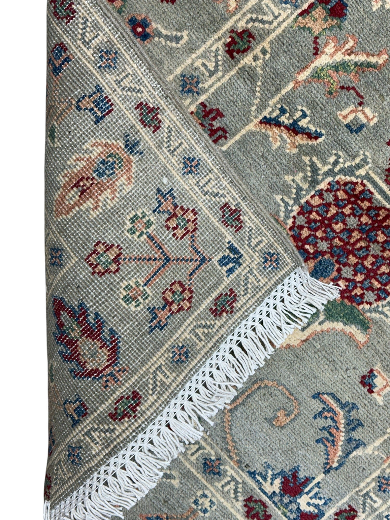 Hand-Knotted Afghani Kazak Wool Rug – 2’10″  x  9’9″