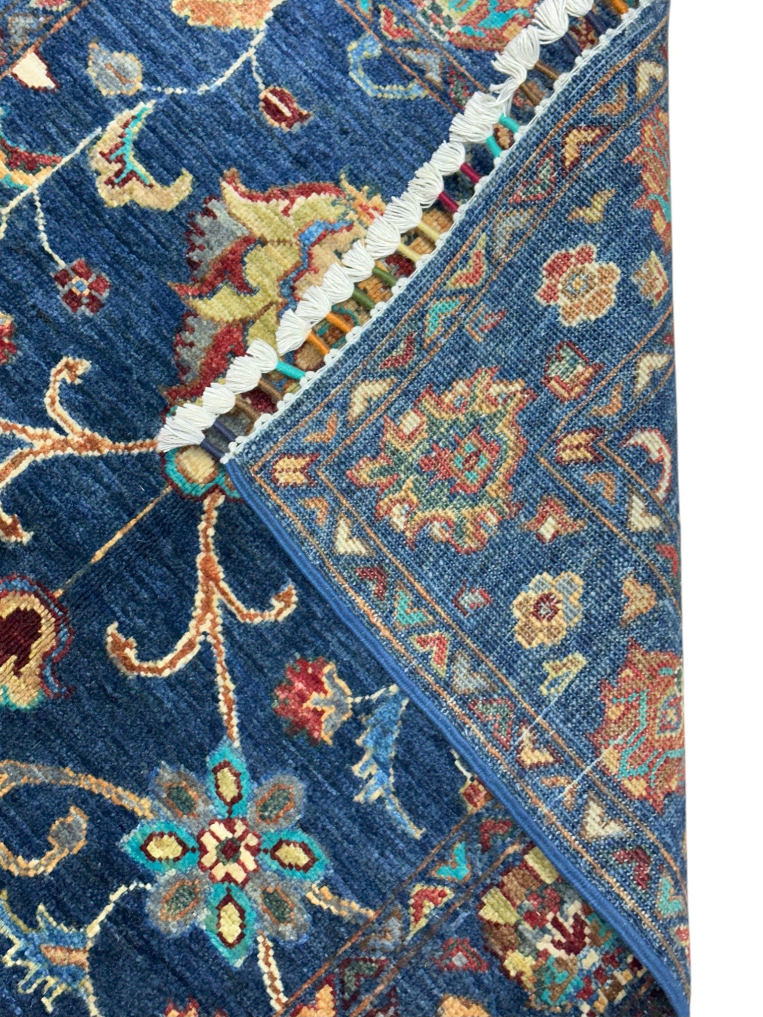 Hand-Knotted Afghani Sultani Wool Rug – 2’9″  x  4’1″