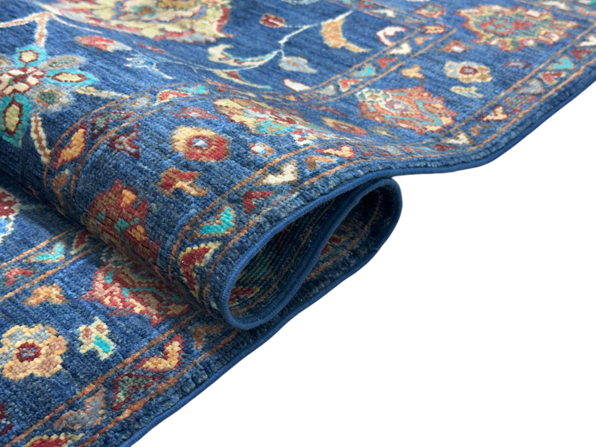 Hand-Knotted Afghani Sultani Wool Rug – 2’9″  x  4’1″