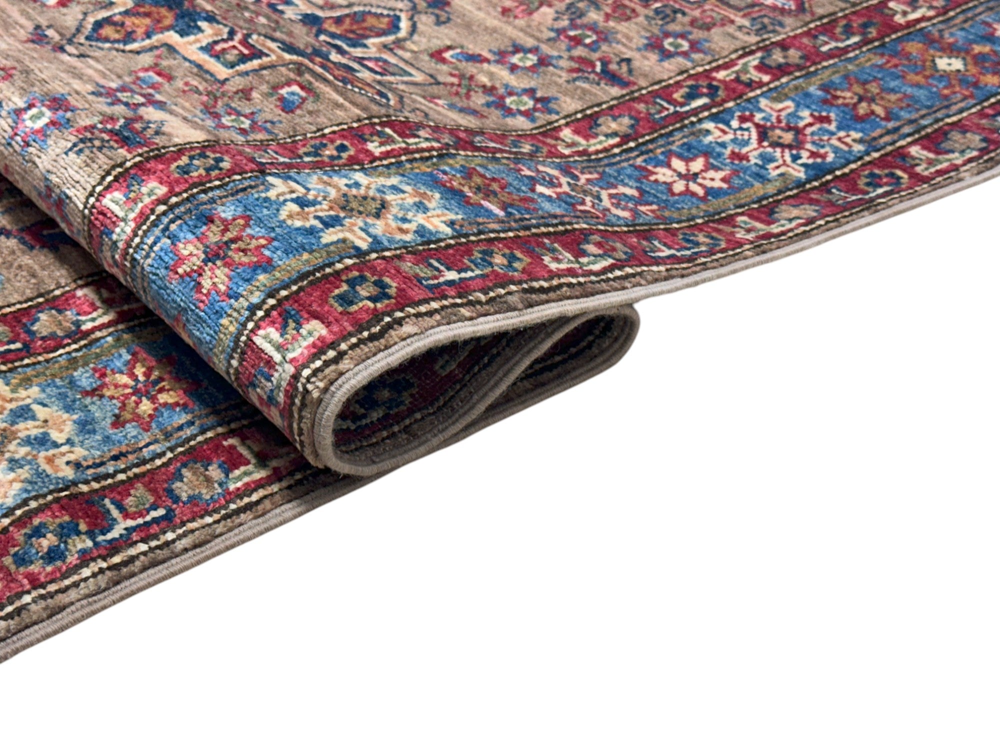 Hand-Knotted Afghani KASHI Wool Rug – 2’9″  x  10’1″