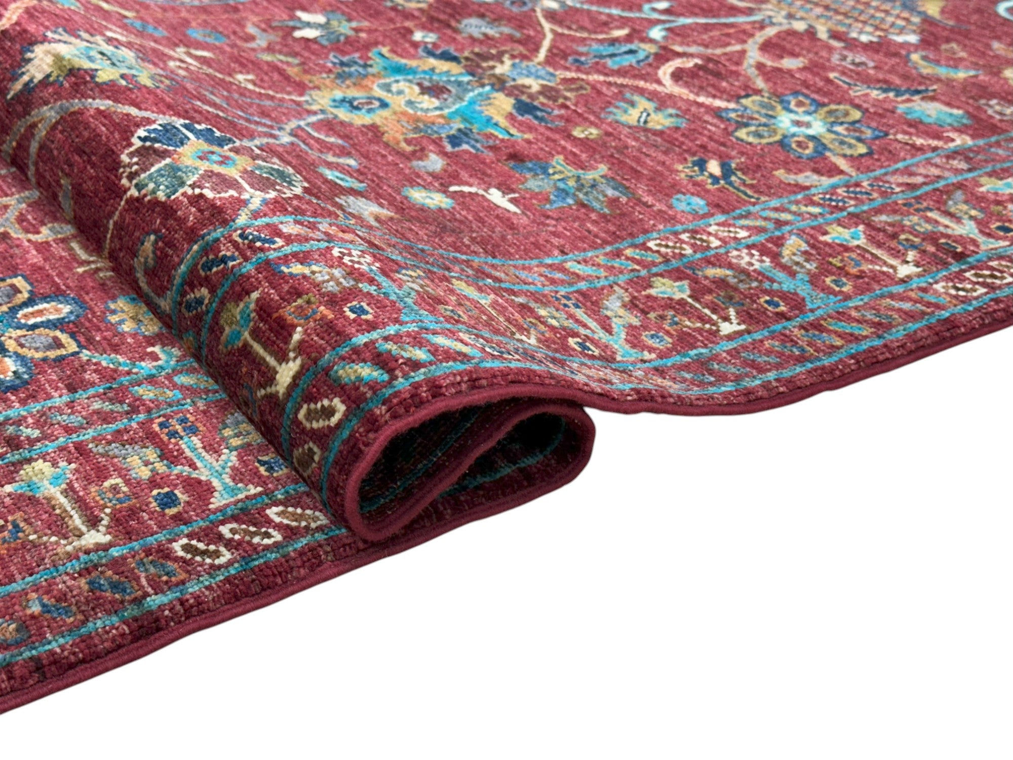 Hand-Knotted Afghani Chobi Sultani Wool Rug – 2’8″  x  7’6″