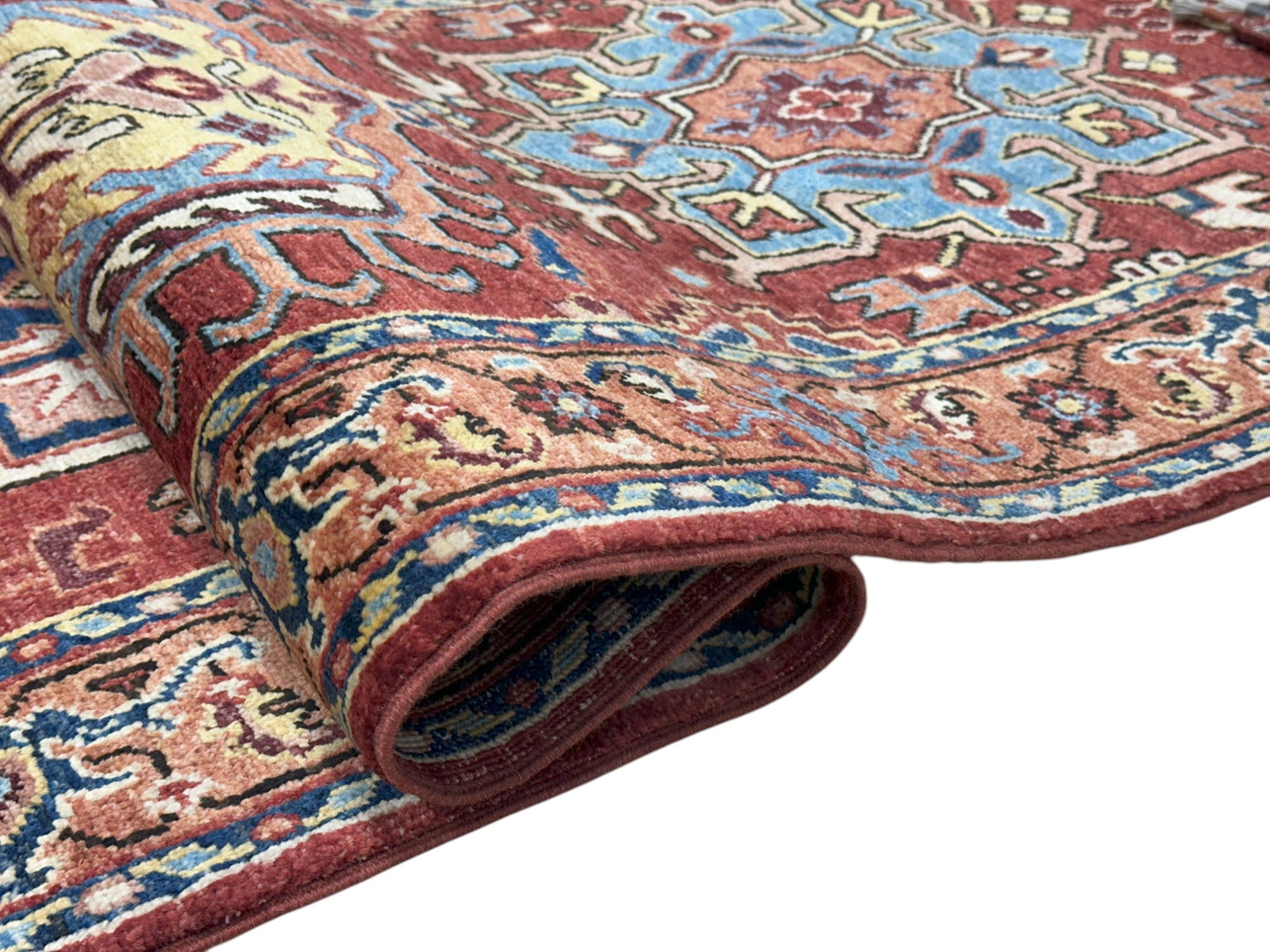 Hand-Knotted Afghani Chobi Super Kazak Wool Rug – 2’6″  x  10’1″