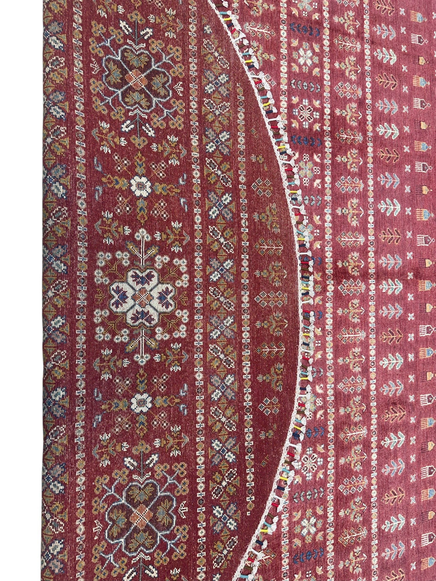 Hand-Knotted Afghani Chobi Gabbeh Wool Rug – 9’7″  x  9’5″