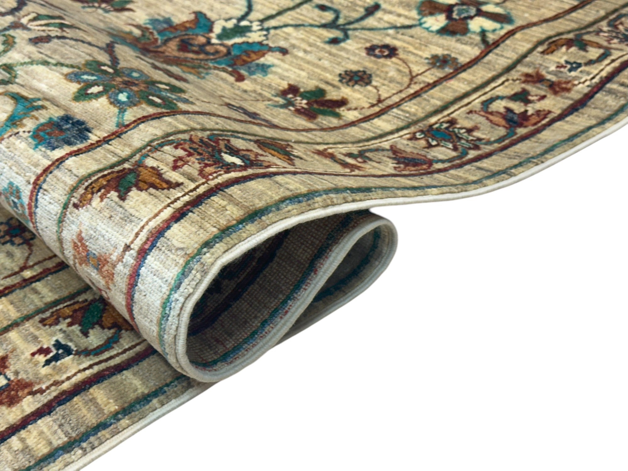 Hand-Knotted Afghani Chobi Sultani Wool Rug – 2’9″  x  9’5″