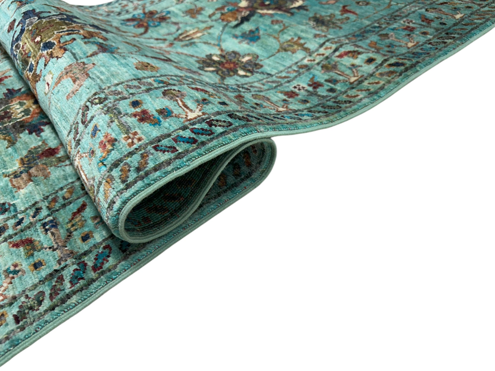 Hand-Knotted Afghani Chobi Sultani Wool Rug – 2’9″  x  7’9″