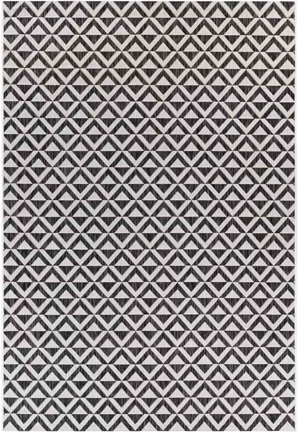 Akkrum Modern Black Area Rug