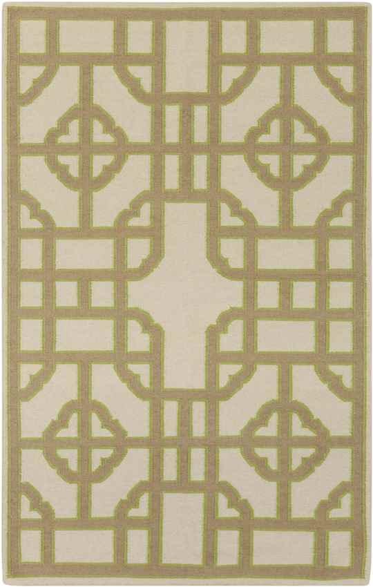 Alakanuk Modern Light Olive Area Rug