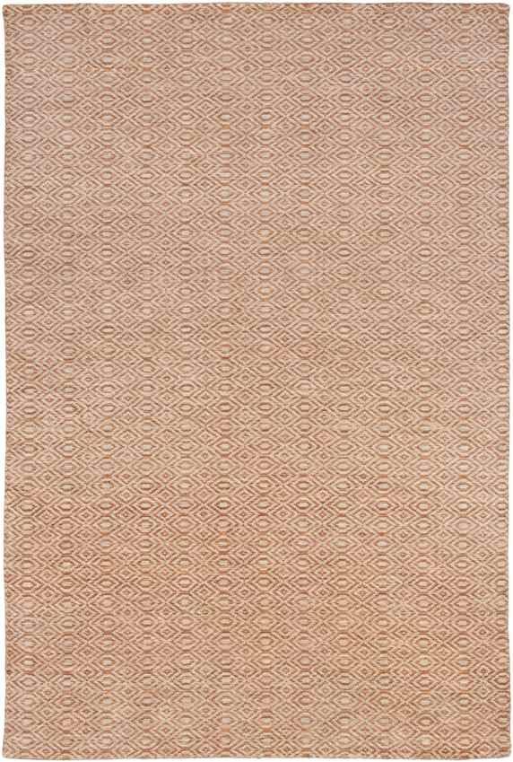 Alford Global Burnt Orange Area Rug