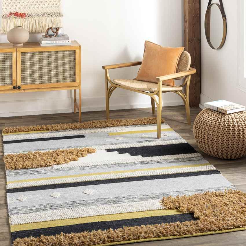 Altforst Global Gray Area Rug