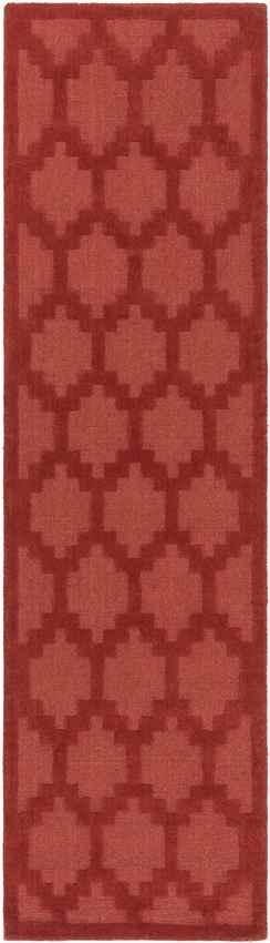 Ames Modern Red Area Rug