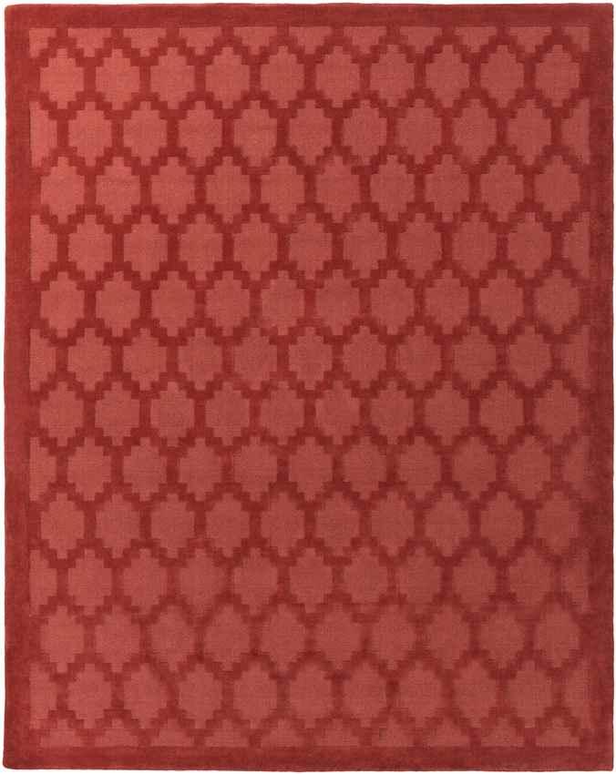 Ames Modern Red Area Rug