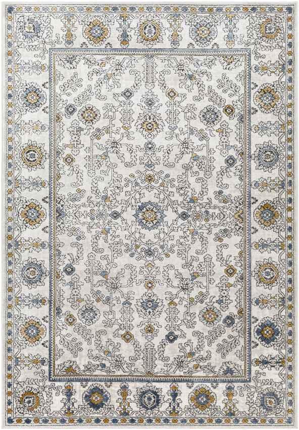 Andru Traditional Ivory Area Rug