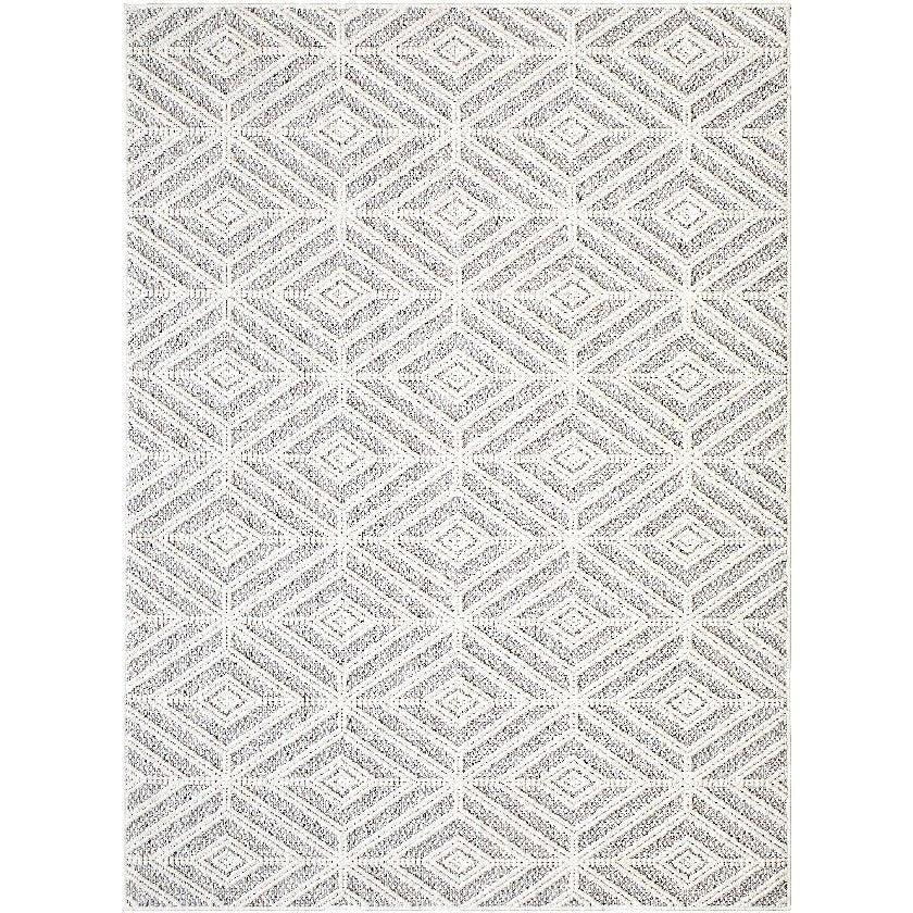 Antwon Modern Light Gray/Ivory Area Rug
