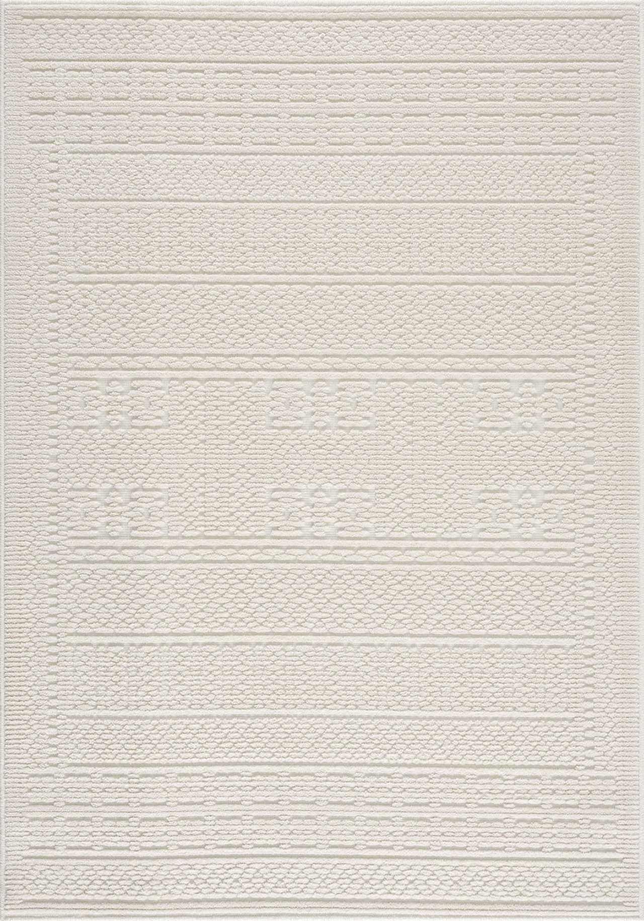 Bahar Cream Washable Area Rug