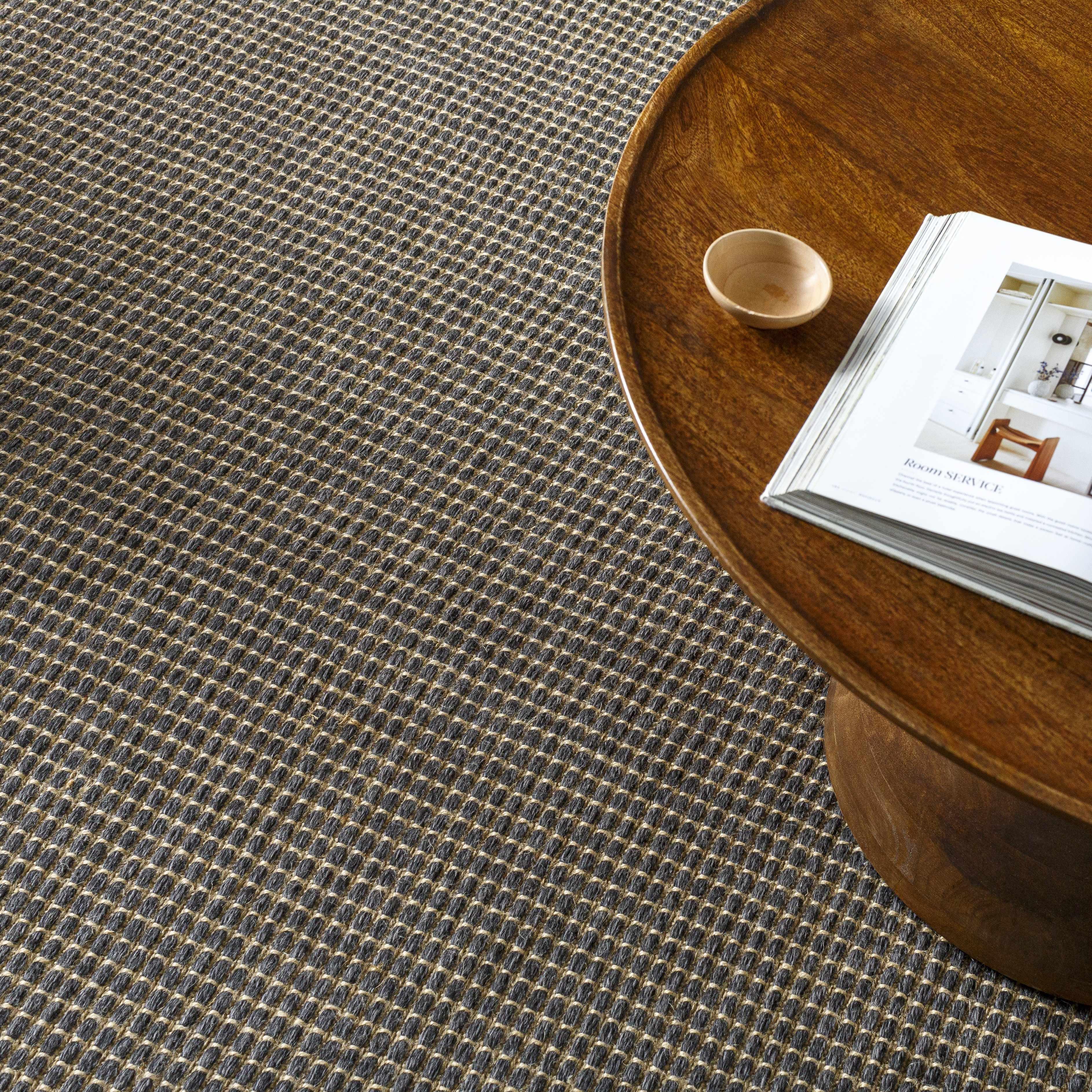Kimi Jute Black Area Rug - Surya X Becki Owens