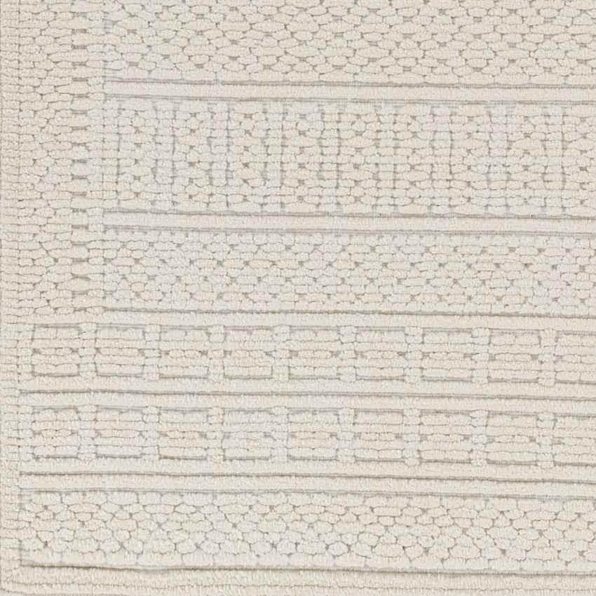 Brunsville Cottage Light Gray Washable Area Rug