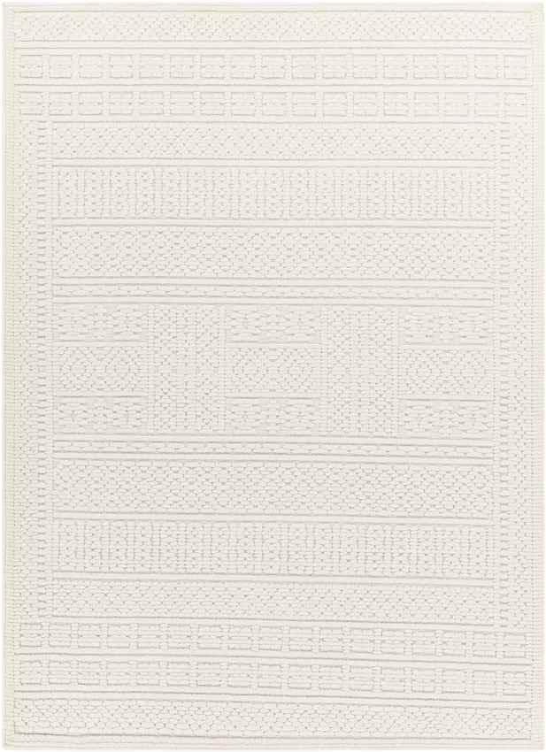 Brunsville Cottage Light Gray Washable Area Rug