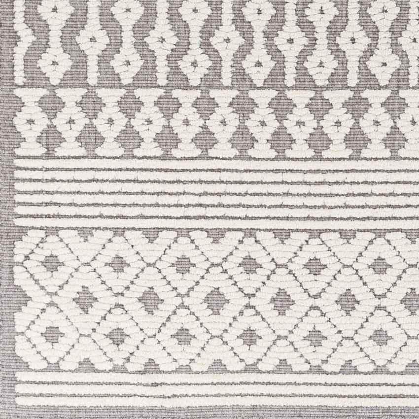Carrsville Cottage Gray Washable Area Rug