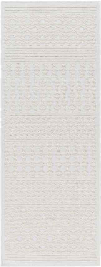 Carrsville Cottage Light Gray Washable Area Rug