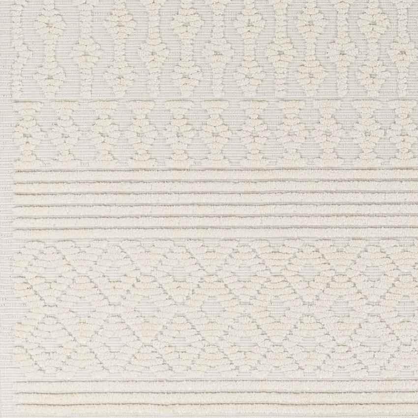 Carrsville Cottage Light Gray Washable Area Rug