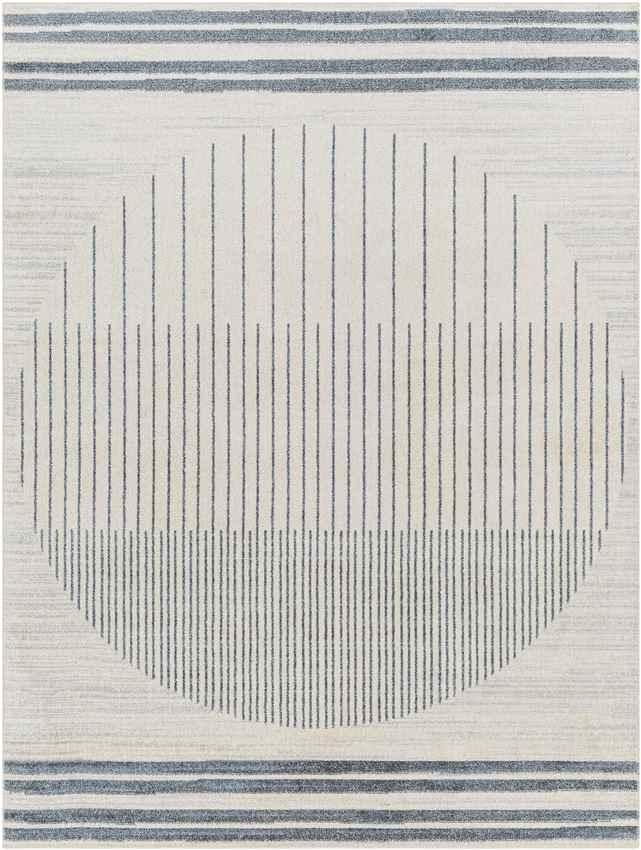 Elk Falls Modern Beige Washable Area Rug
