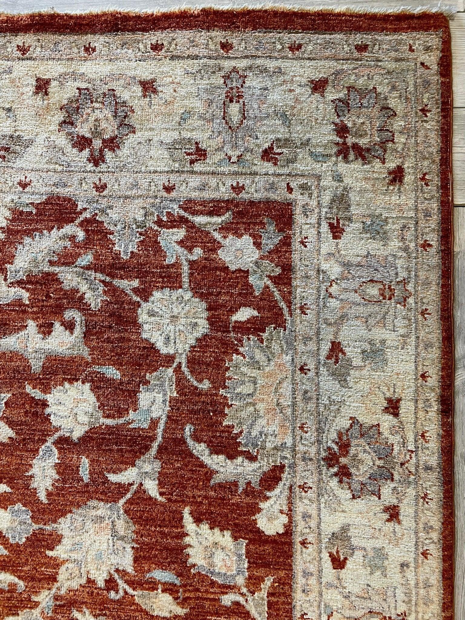 Fine Vintage Pak Oushak Area Rug 6 x 9 ft