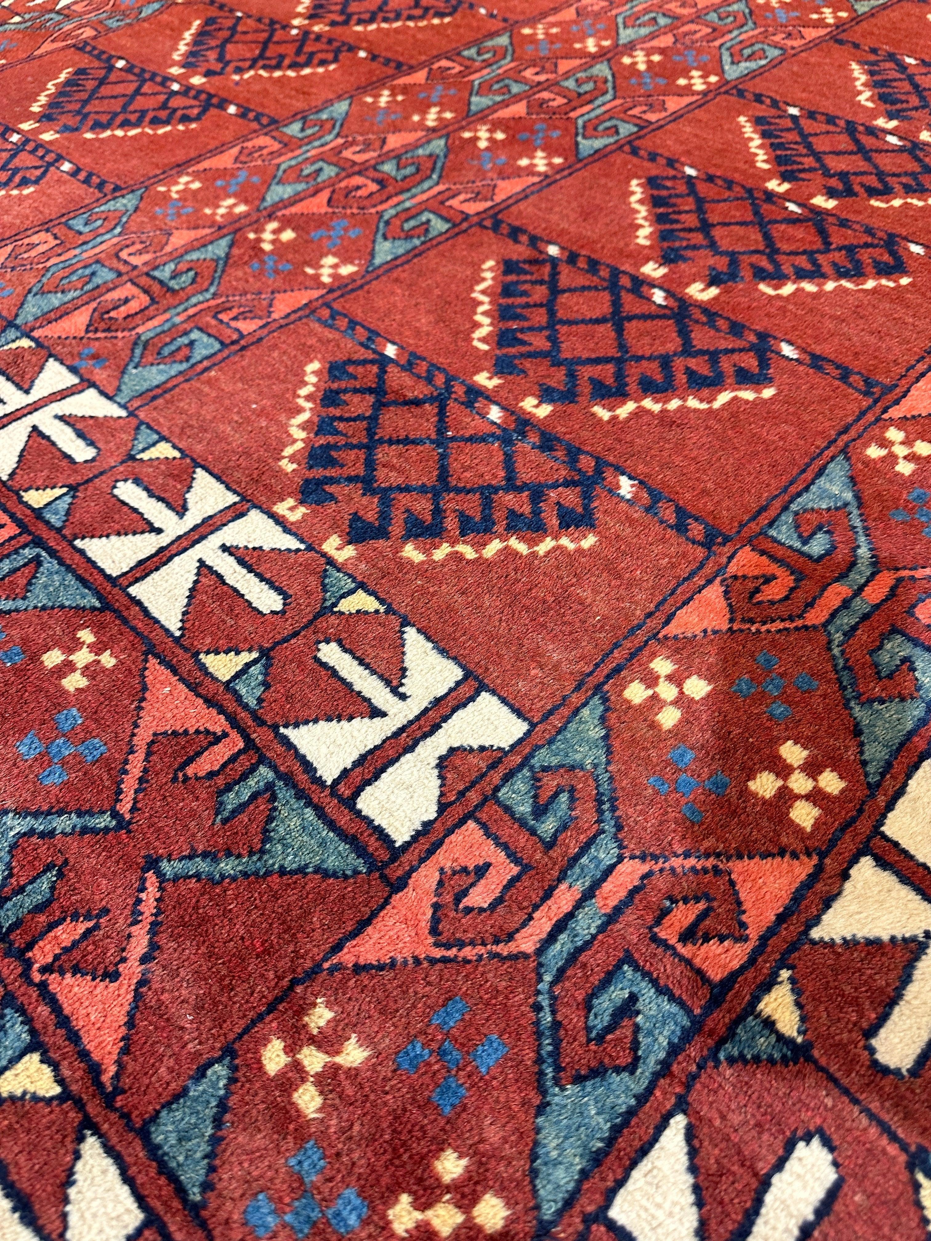 Gorgeous Vintage 1960’s Turkoman Ersari Rug 5 x 7