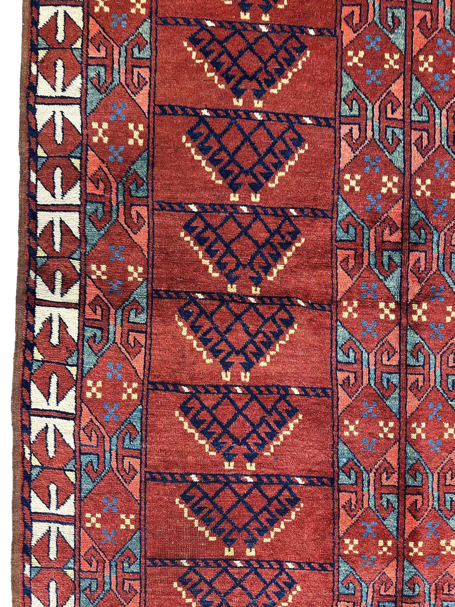 Gorgeous Vintage 1960’s Turkoman Ersari Rug 5 x 7