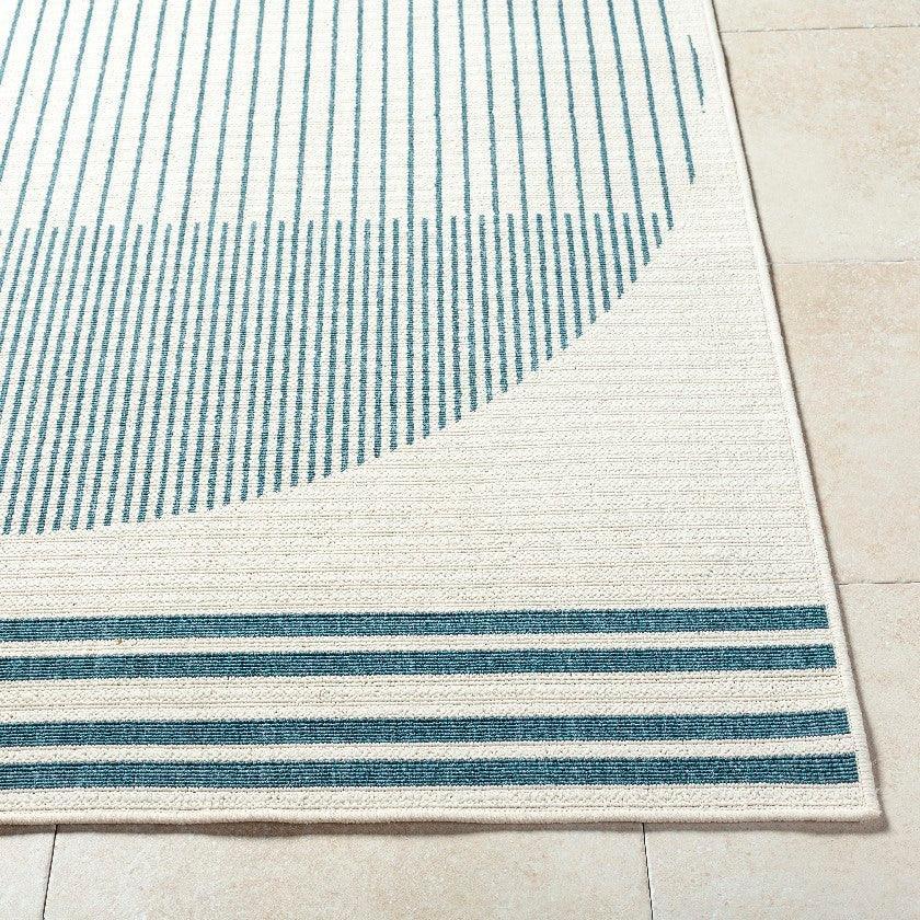 Heathr Modern Light Silver/Charcoal Area Rug