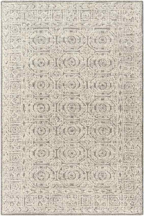 Hello Traditional Taupe Area Rug