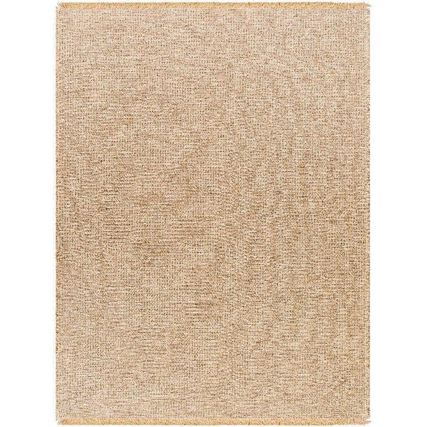 Hendy Solid and Border Brown Area Rug